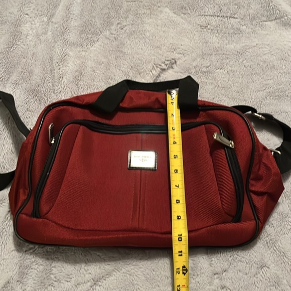 Burgundy Travel Duffel Bag - Picture 8 of 11